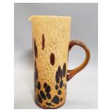 Vintage Murano style art glass pitcher