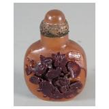 Vintage Chinese resin snuff bottle