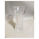 Large crystal vase