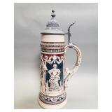 Vintage 2 liter German beer Stein