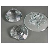 3 Swavorski crystal figurines