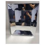 Rectangle beveled edge accent mirror