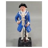 Vintage  Colonial style iron soldier figure