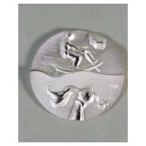Salvador Dali .999 sterling silver 1984 Olympic