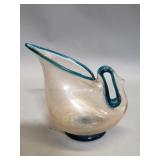 Vintage Murano style glass pitcher