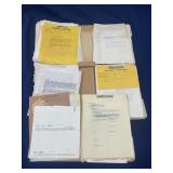 Large lot of vintage documents and contracts