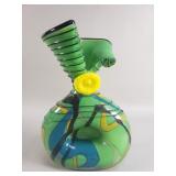 Hand blown art glass vase