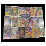 Large lot of sealed VHS tapes: Disney movies and