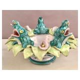 Vintage mid-century majolica ceramic