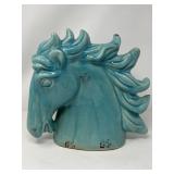Vintage ceramic horse bust