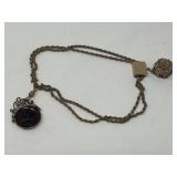Victorian gold filled slide chain