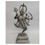 Vintage brass "Goddess Kali" sculpture