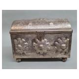 Vintage Persian style engraved silver plate