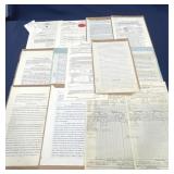 Lot of vintage music contracts & agreements