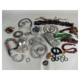 Group of costume jewelry