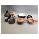 Group of studio pottery and misc