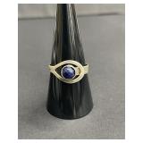 Vintage sterling silver and sodalite ring