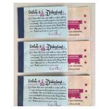 5 Three vintage Disneyland ï¿½universal-passï¿½