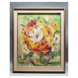 Vintage B. Gillard signed oil/canvas