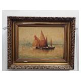 Antique oil on canvas (as-is)