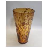 Vintage hand blown Murano style art glass vase