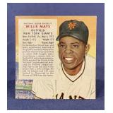 1955 Red Man tobacco Willie Mays baseball card