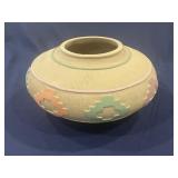 Ceramic hand painted southwest style vase
