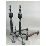 Pair of vintage andiron