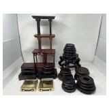 Group of Asian stands