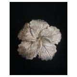 Vintage Sterling silver floral brooch/pendant