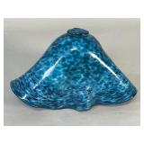 Signed vintage art glass bowl