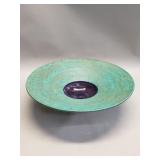 Signed vintage ceramic center bowl