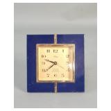 Imhof brass and glass Swiss quartz Bucherer