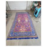 Signed Persian style pictorial machine made