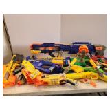 Collection of kids Nurf guns