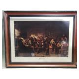 Offset print of John Mulvany painting "Preliminary