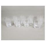 Group if crystal tumblers