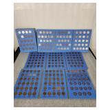 Vintage US coin collection, nickels, cents