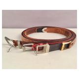 Four menï¿½s belts