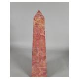 Polished agate obelisk