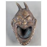 Vintage cast brass demon