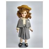 Porcelain Style Doll w/Stand