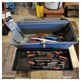 Grey Tool Box w/Contents