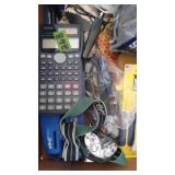 Super Glue, Calculator, Head Lamp Lot