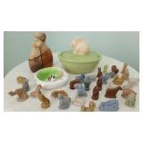 Wade Figurines & Ceramic Animal Items Lot