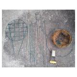 Garden Stakes & Hanging Plant Basket Form