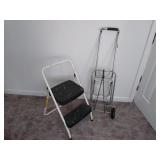 Cosco Step Ladder & Luggage Cart