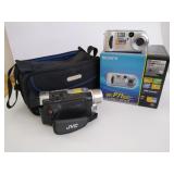 Sony DSC-P71 Cyber Shot, JVC GR-DVL315U Video cam