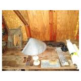 Squirrel baffle, L brackets lot