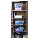 Brown Wood Style Bookcase Shelves